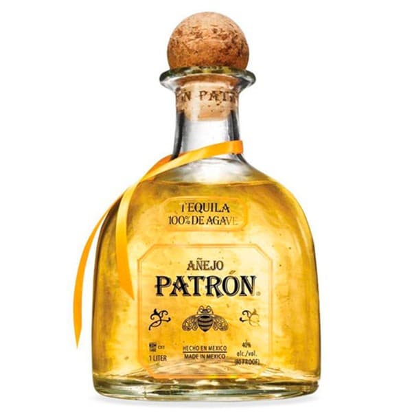 Patron Añejo : Aged in oak barrels for over 12 months to produce a perfect sipping tequila.

