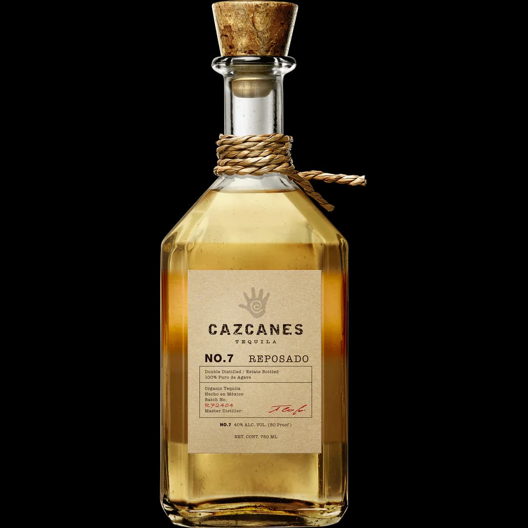 Cazcanes Reposado No. 7 : Balanced and flavorful tequila, where vibrant agave meets rich oak through a carefully curated blend of custom-aged barrels.