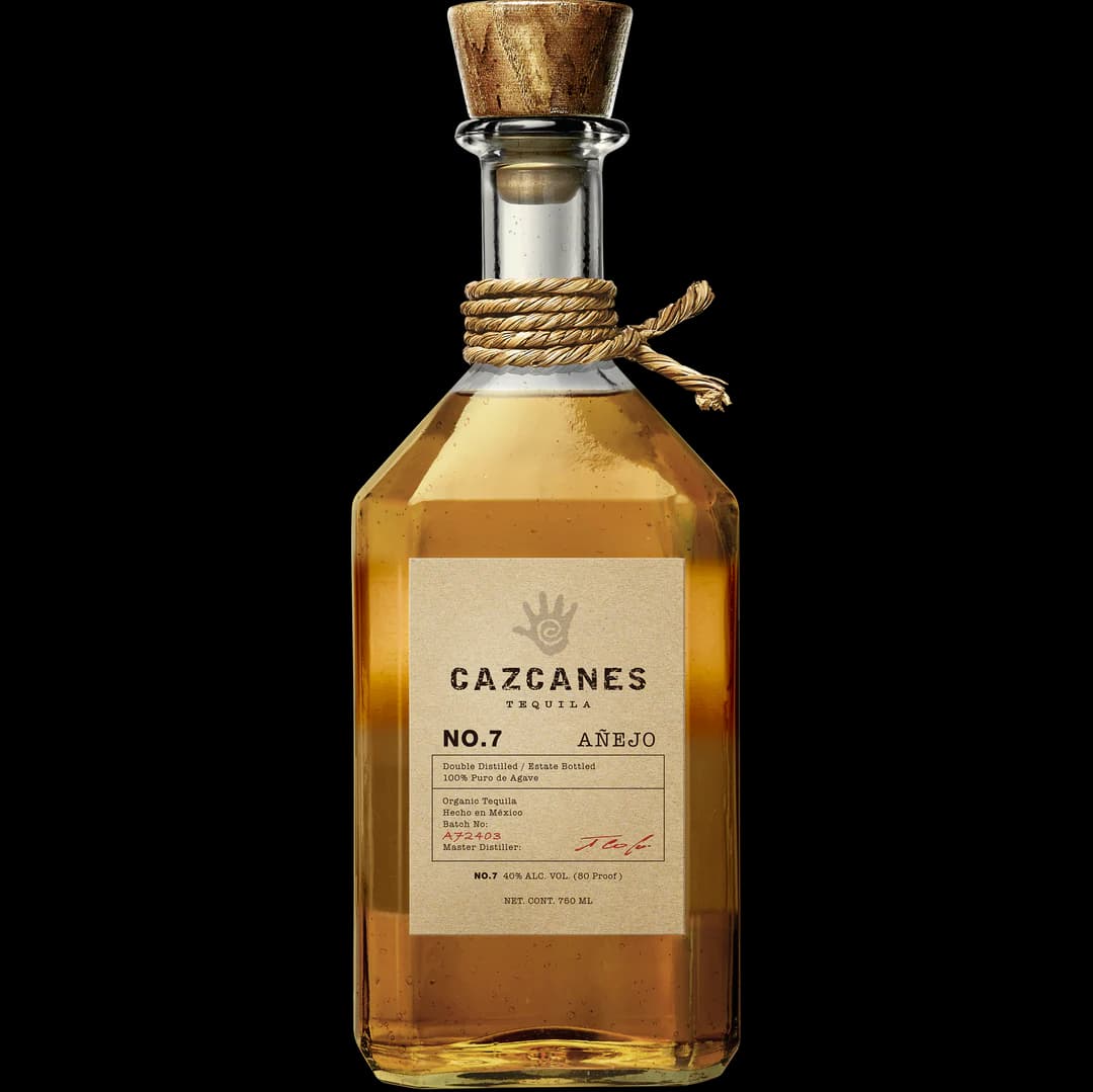 Cazcanes Añejo No. 7 : Richly layered and complex tequila, elegantly balancing vibrant agave with deep oak from a blend of barrels aged one to over two years.