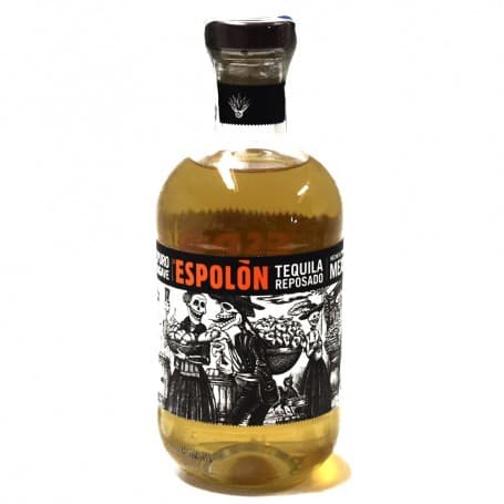 Espolon Reposado : Created using 100% Blue Weber agave, our Tequila Reposado is aged for at least two months in American oak barrels. Great for enjoying with friends — neat, on the rocks, or in a cocktail — at golden hour. The unofficial best Tequila for margaritas.