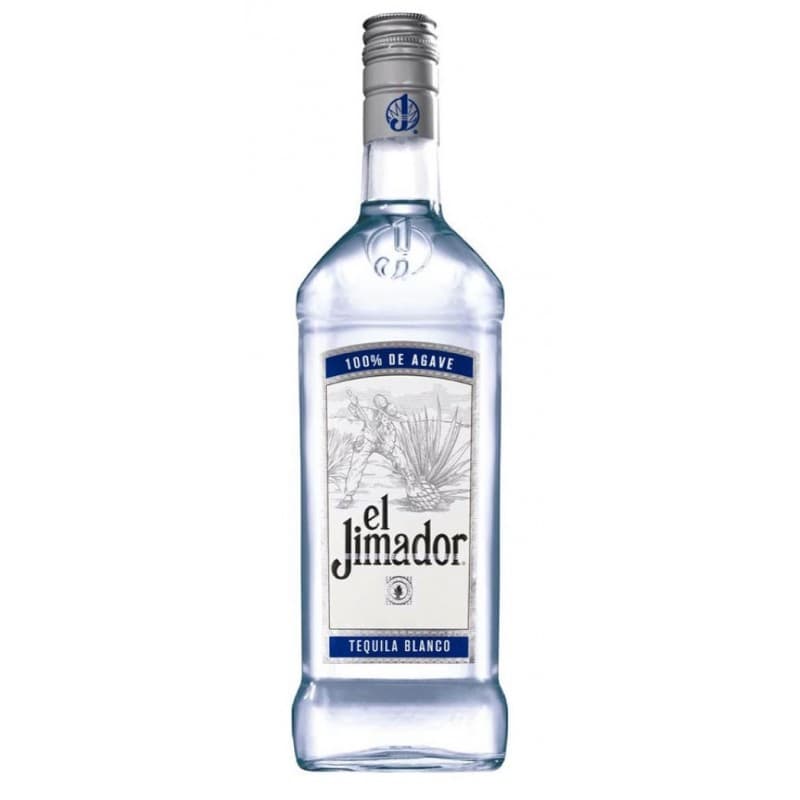 El Jimador Blanco Tequila : Tequila mexicaine 100 % agave Blue Weber, distillée et mise en bouteille immédiatement après production pour préserver sa fraîcheur, offrant un profil vif, citronné et authentique idéal pour les cocktails comme la Margarita ou la Paloma, tout en restant agréable à déguster pure.