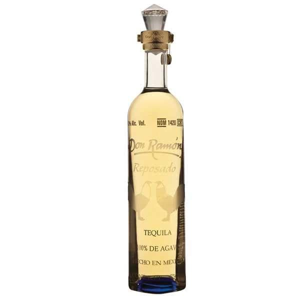 Don Ramón Punta Diamante Reposado : Vieillie pendant neuf mois en fûts de chêne blanc et doublement distillée, elle dévoile une robe dorée éclatante et une palette aromatique raffinée associant agave cuit, herbes fraîches, agrumes, vanille et chocolat dans une finale douce et harmonieuse.